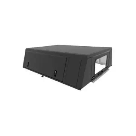 Hardtop Adventure noir strié Toyota Hilux 2016+ Extra-Cab Alu-Cab